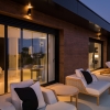 Terrace by night