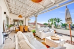 Covered terrace top.
