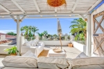 Covered terrace top