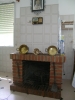 open fireplace