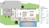 ground floor plan villa 1