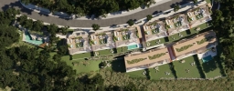 residential complex from the air