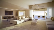 Living room and terrace